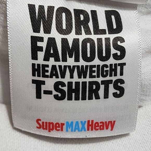 Nipsey Hussle Unisex Lakers Heavyweight Tee White Purple & Gold M TINY FLAWS - Picture 6 of 13